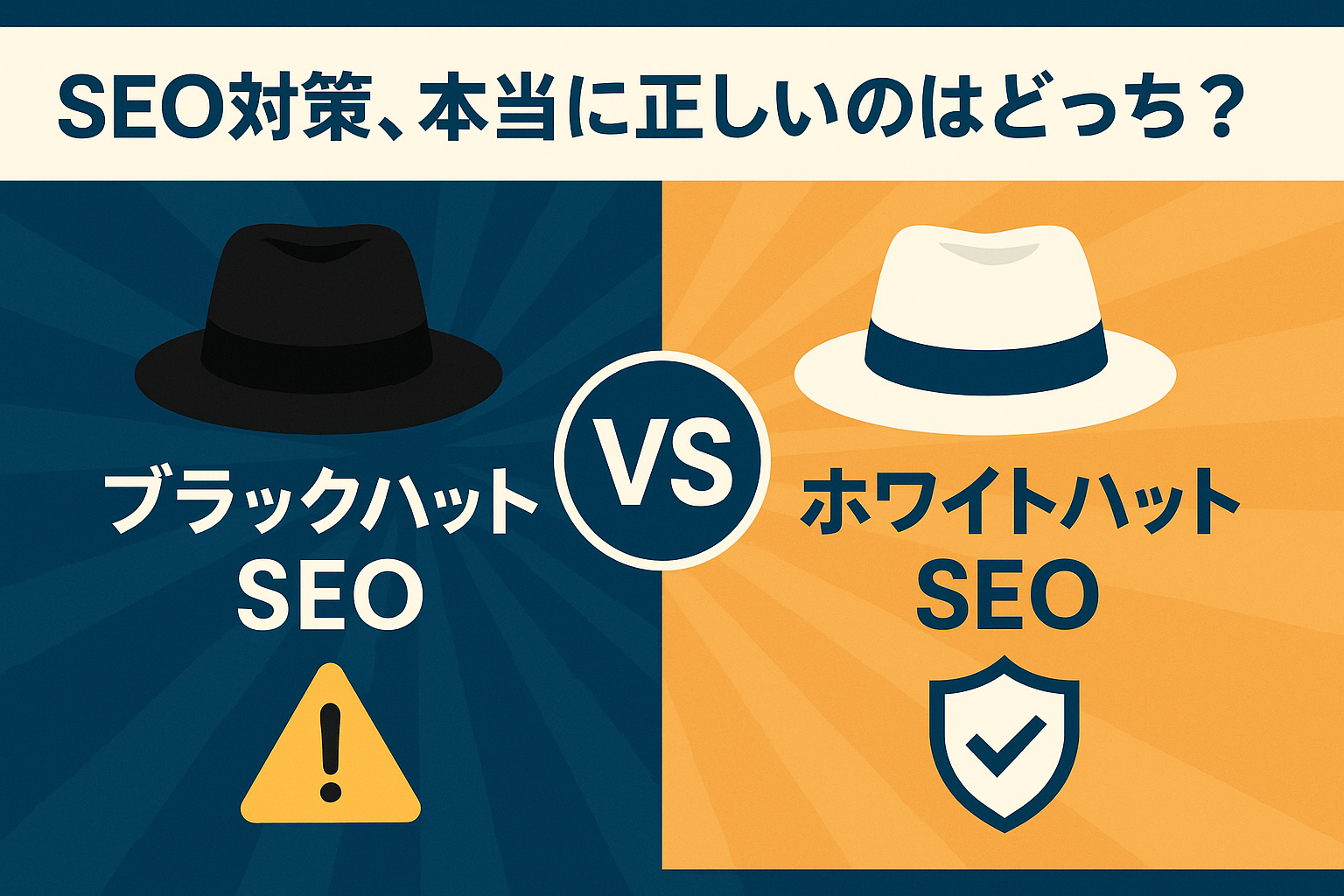 ブラックハットとホワイトハットの違いとは？ リスク・効果を解説